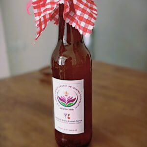 Doğal  Safranlı Ballı Elma Sirkesi - Natural Saffron Honey Apple Vinegar (620 g)