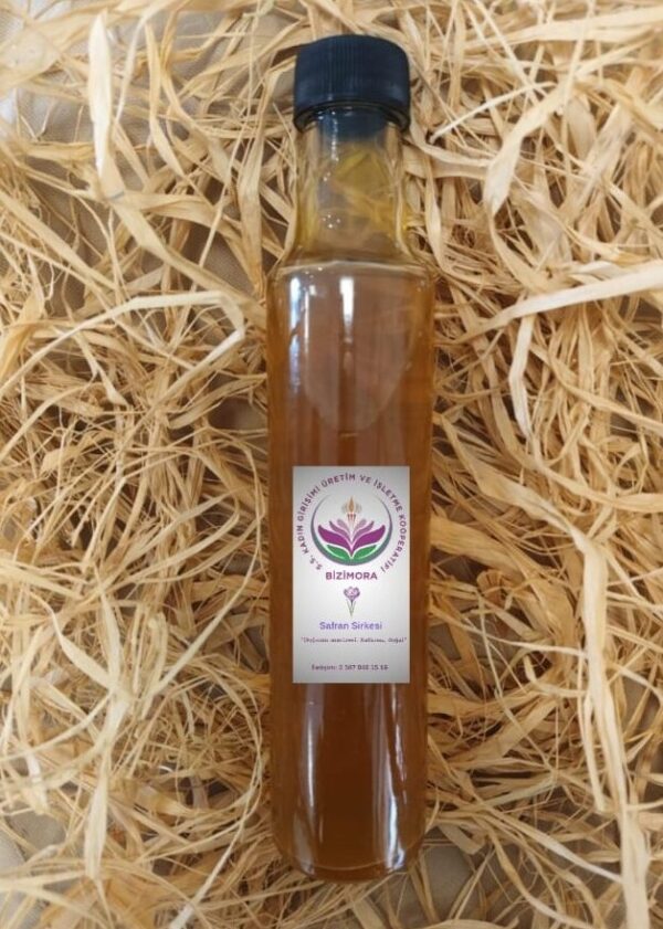 Doğal Safran Sirkesi -Natural Saffron Vinegar (520g)