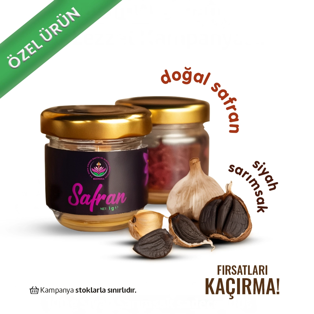 Şifalı İkili Kampanyası | Safran 1g - Sarımsak 100g